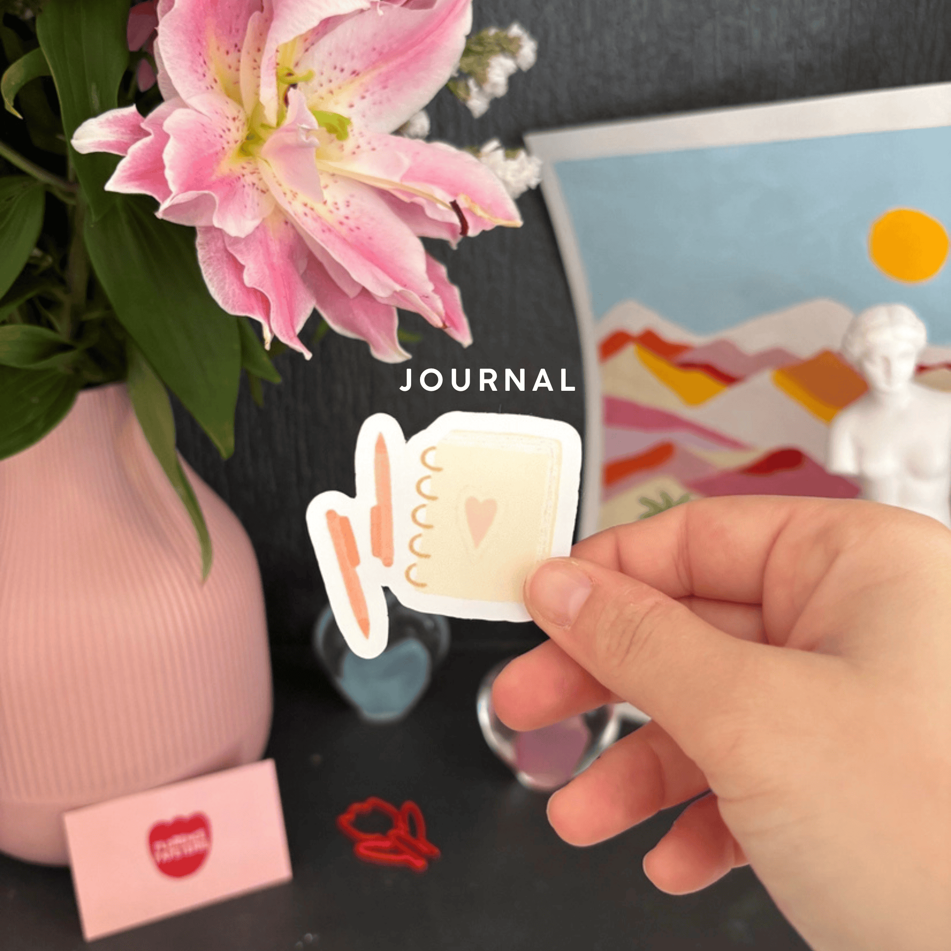 Florence Papeterie Stickers JOURNAL Stickers in vinile Florence - Me Time