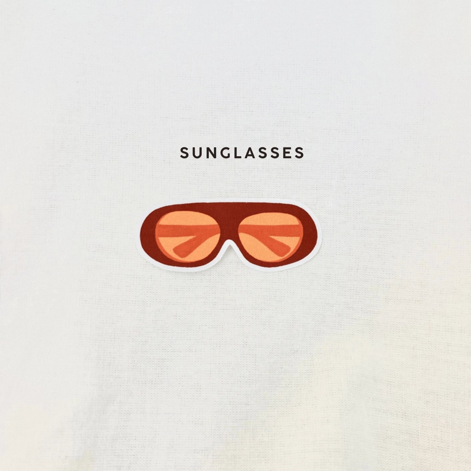 Florence Papeterie Stickers SUNGLASSES Stickers in vinile Florence - Travel