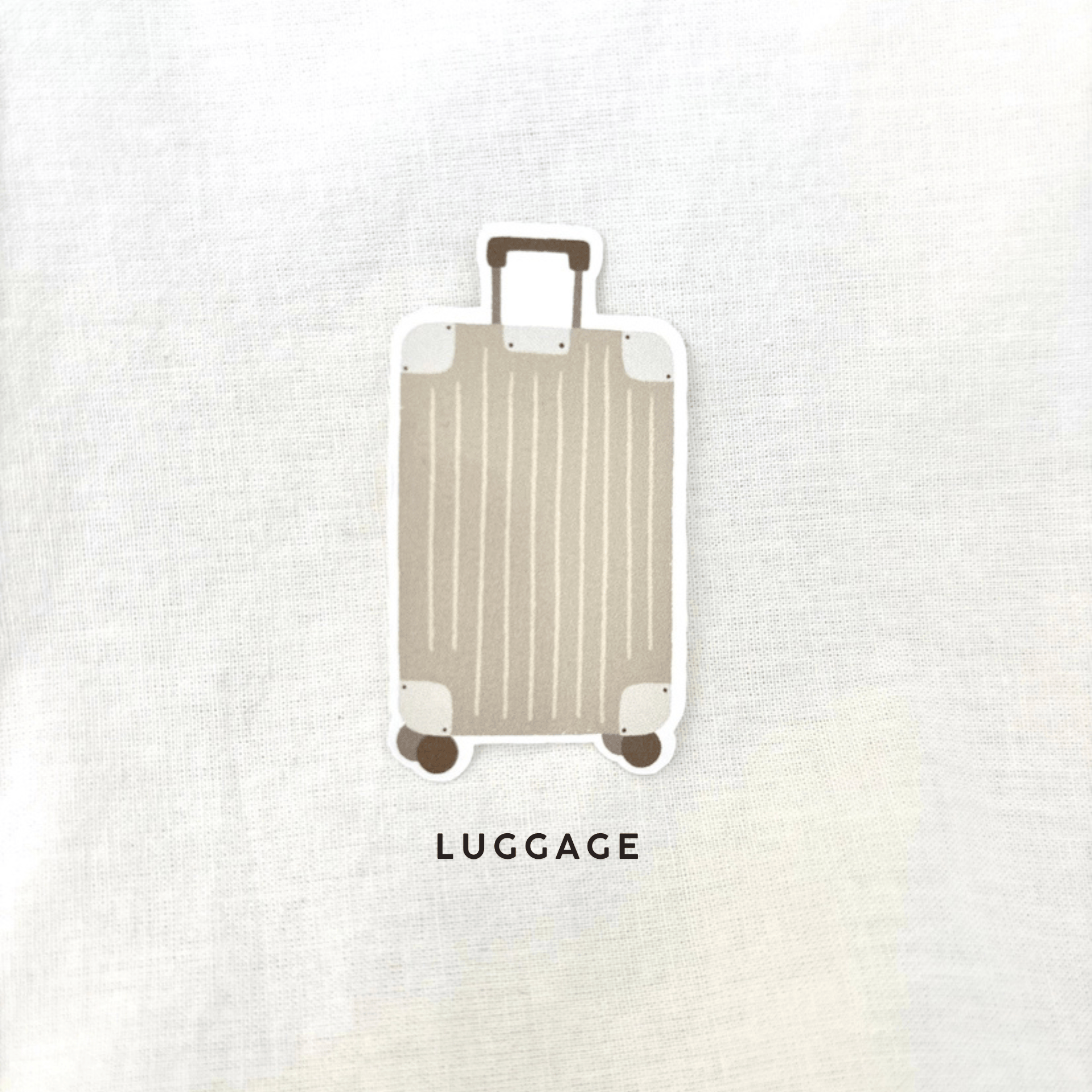 Florence Papeterie Stickers LUGGAGE Stickers in vinile Florence - Travel