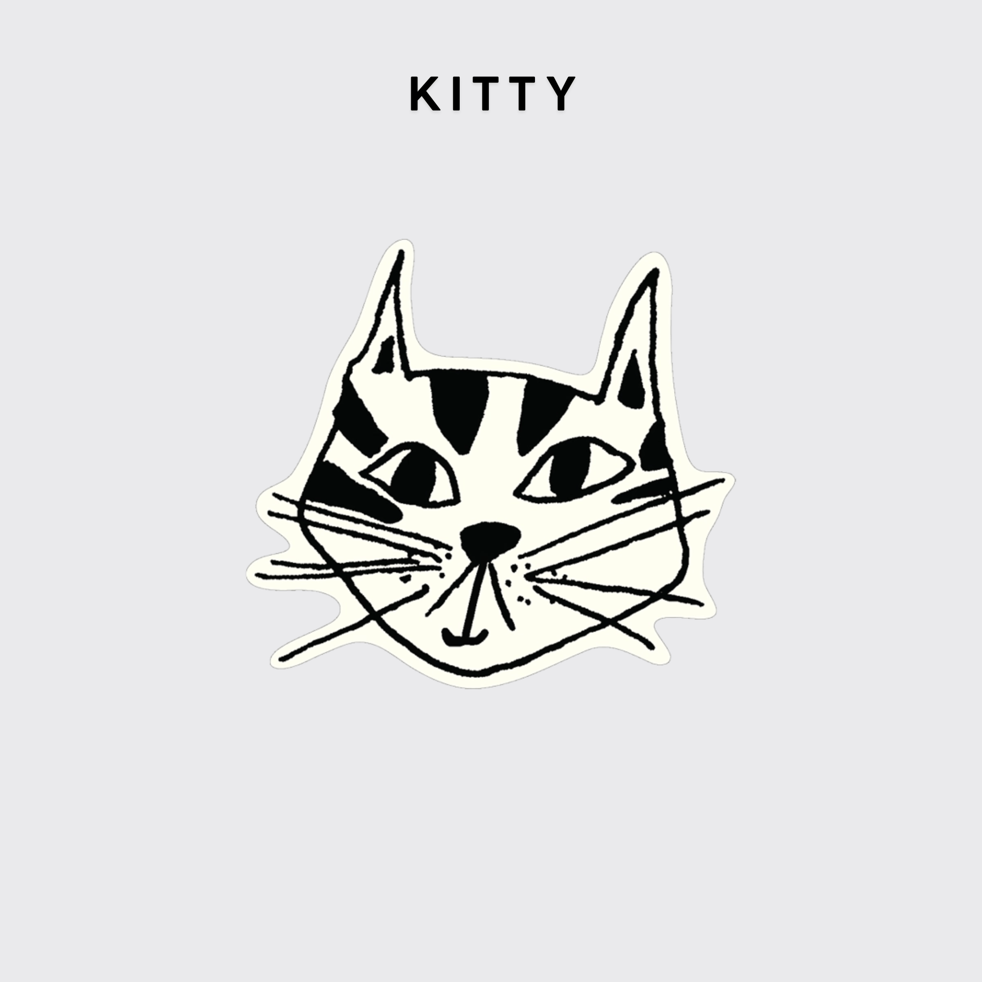Helen B Stickers KITTY Stickers in vinile - Helen B