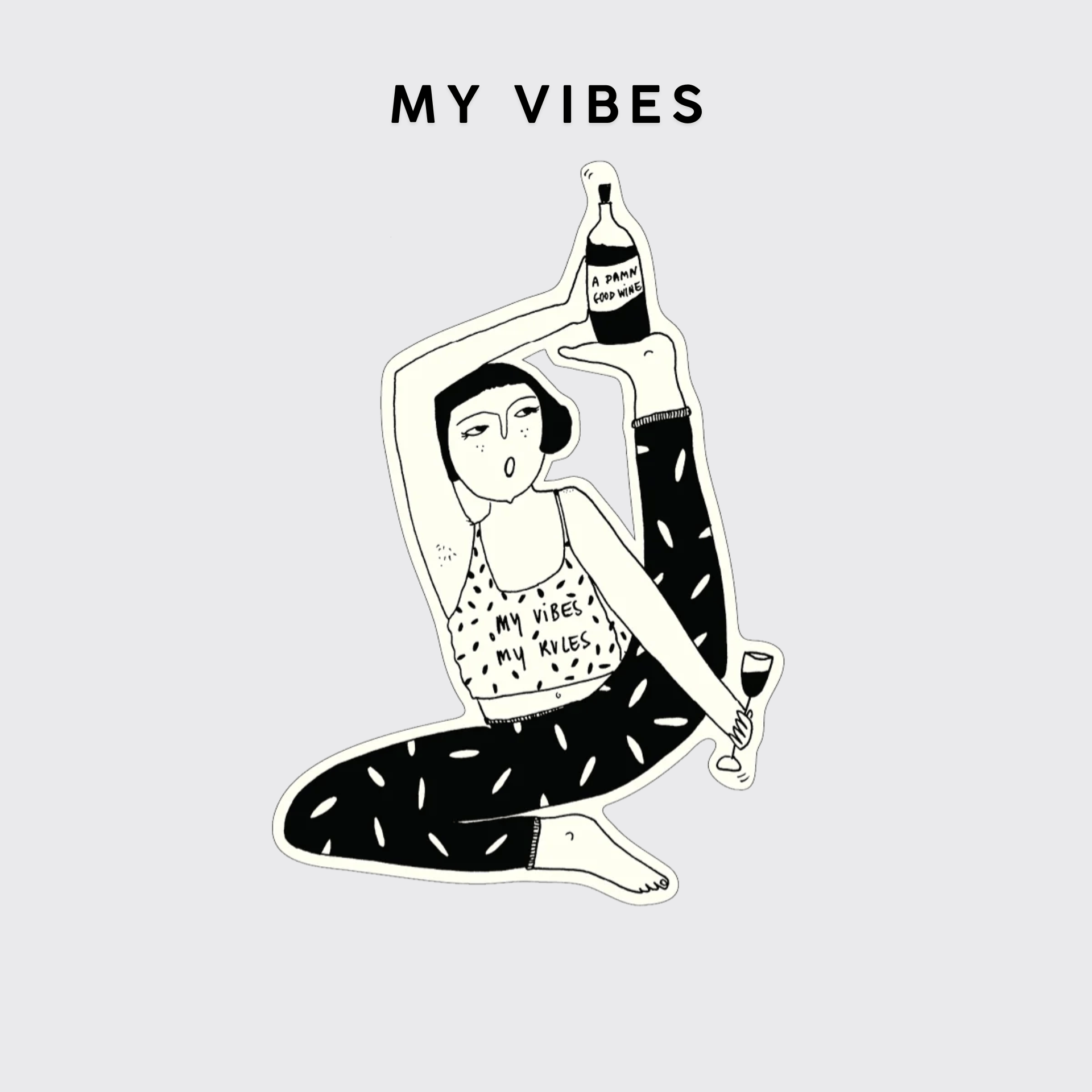 Helen B Stickers MY VIBES Stickers in vinile - Helen B