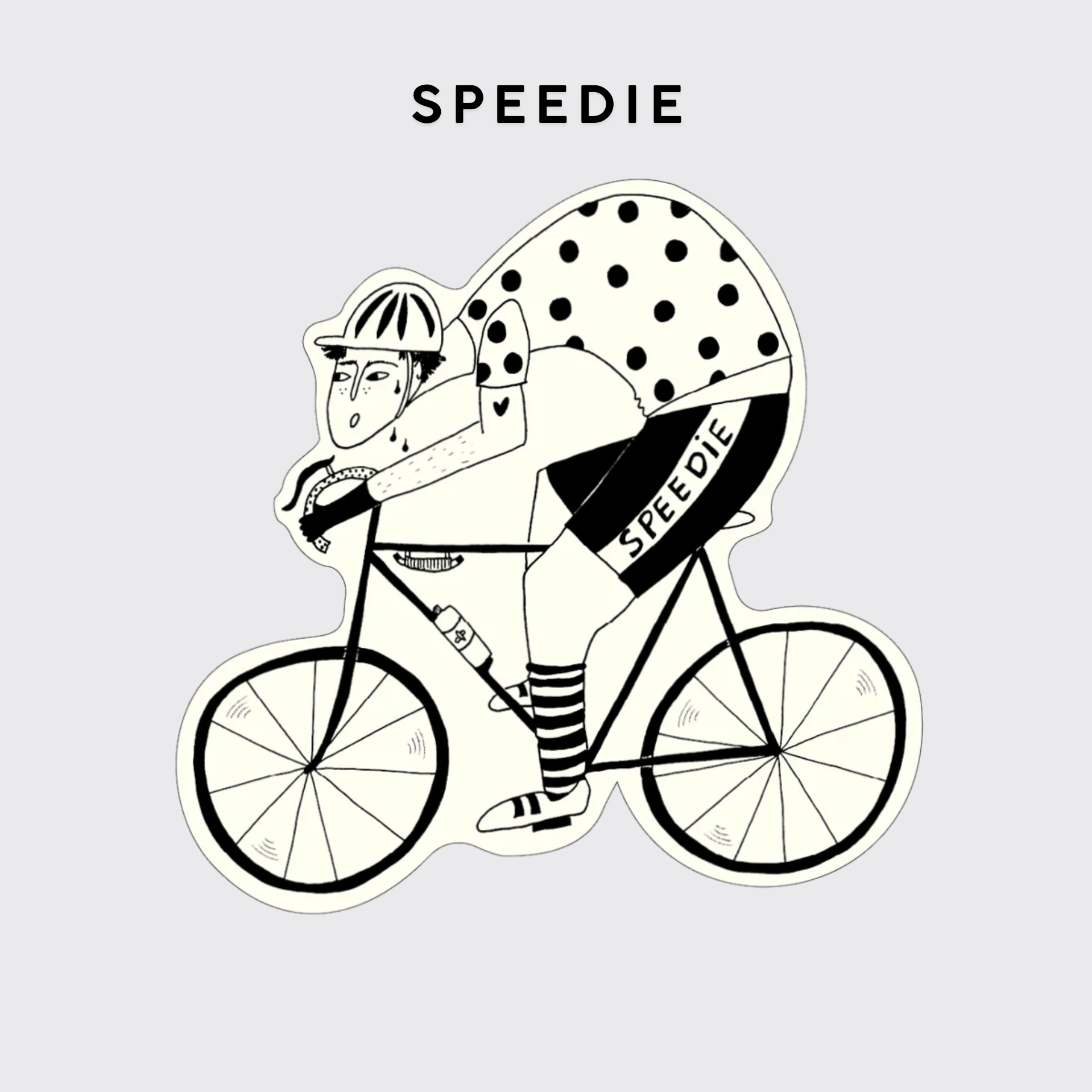 Helen B Stickers SPEEDIE Stickers in vinile - Helen B