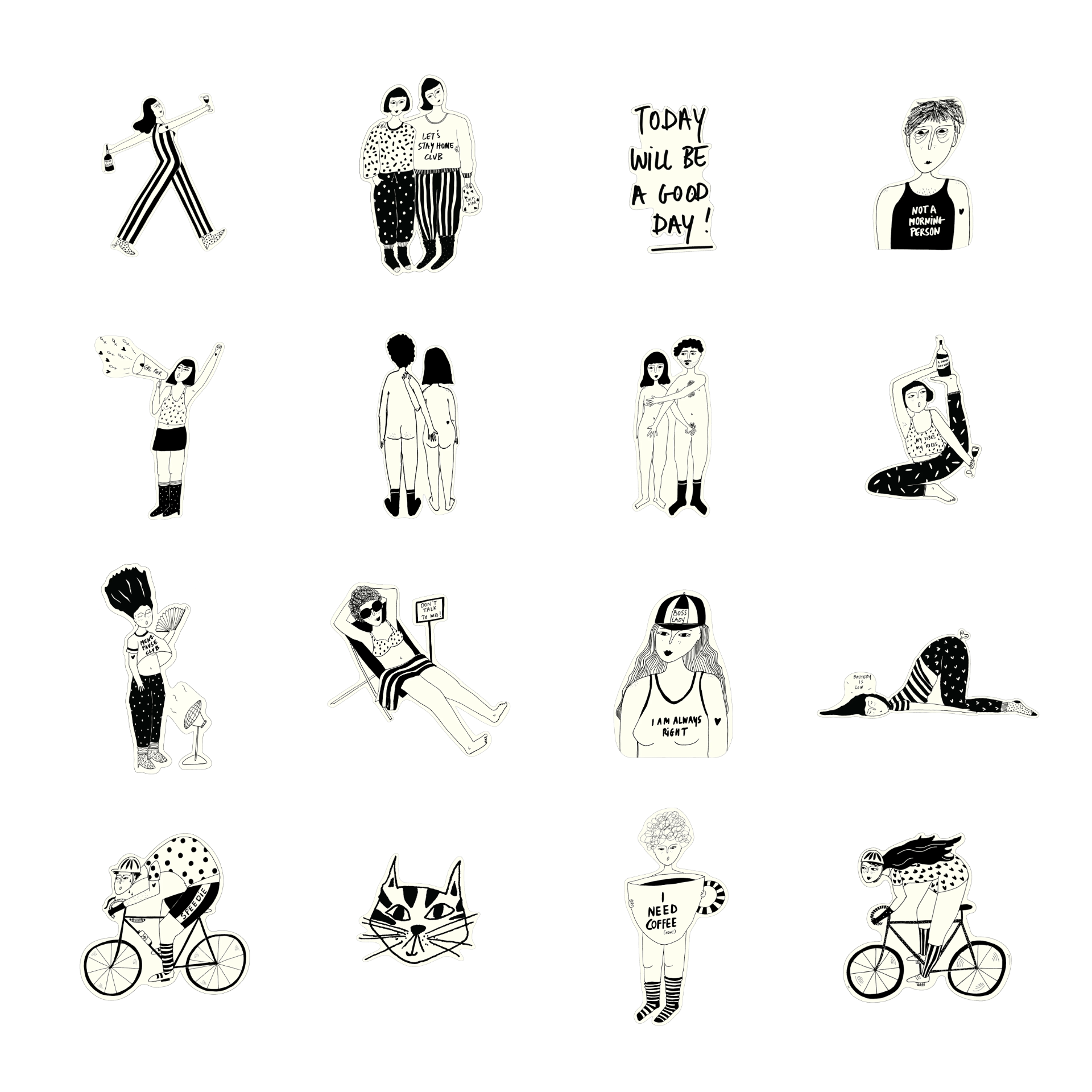 Helen B Stickers Stickers in vinile - Helen B