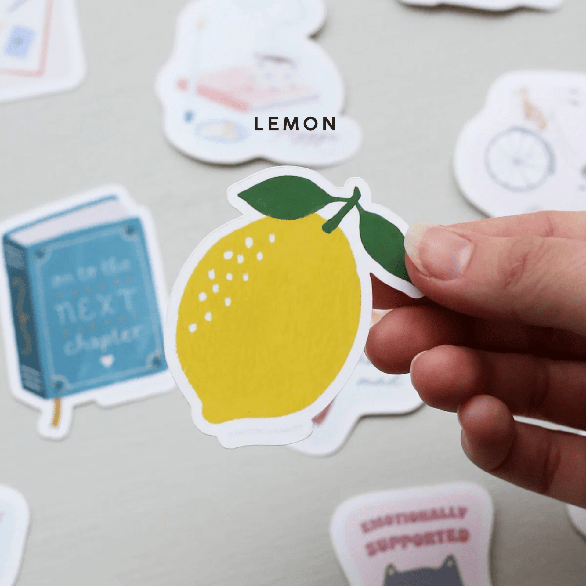 Kartotek Stickers LEMON Stickers in vinile - Kartotek
