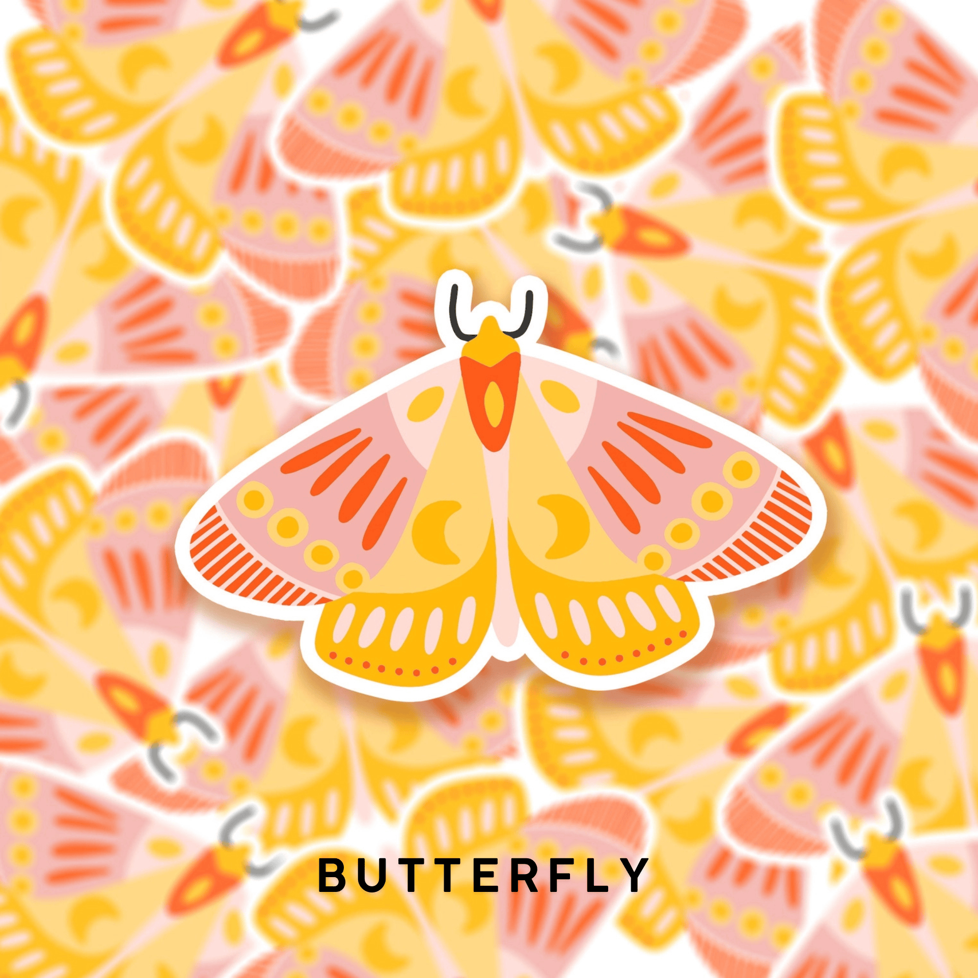 Muchable Stickers BUTTERFLY Stickers in vinile - Muchable