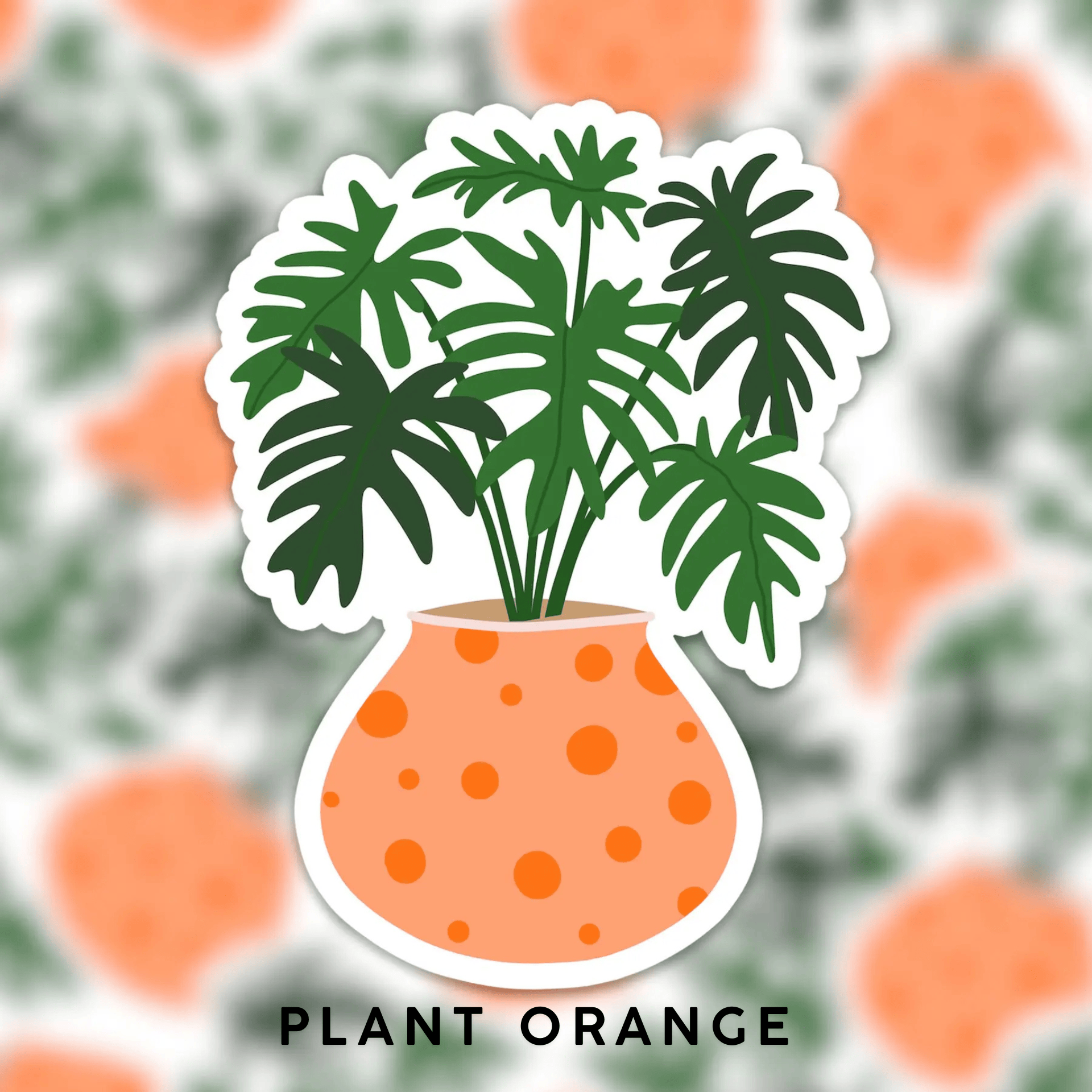 Muchable Stickers PLANT ORANGE Stickers in vinile - Muchable