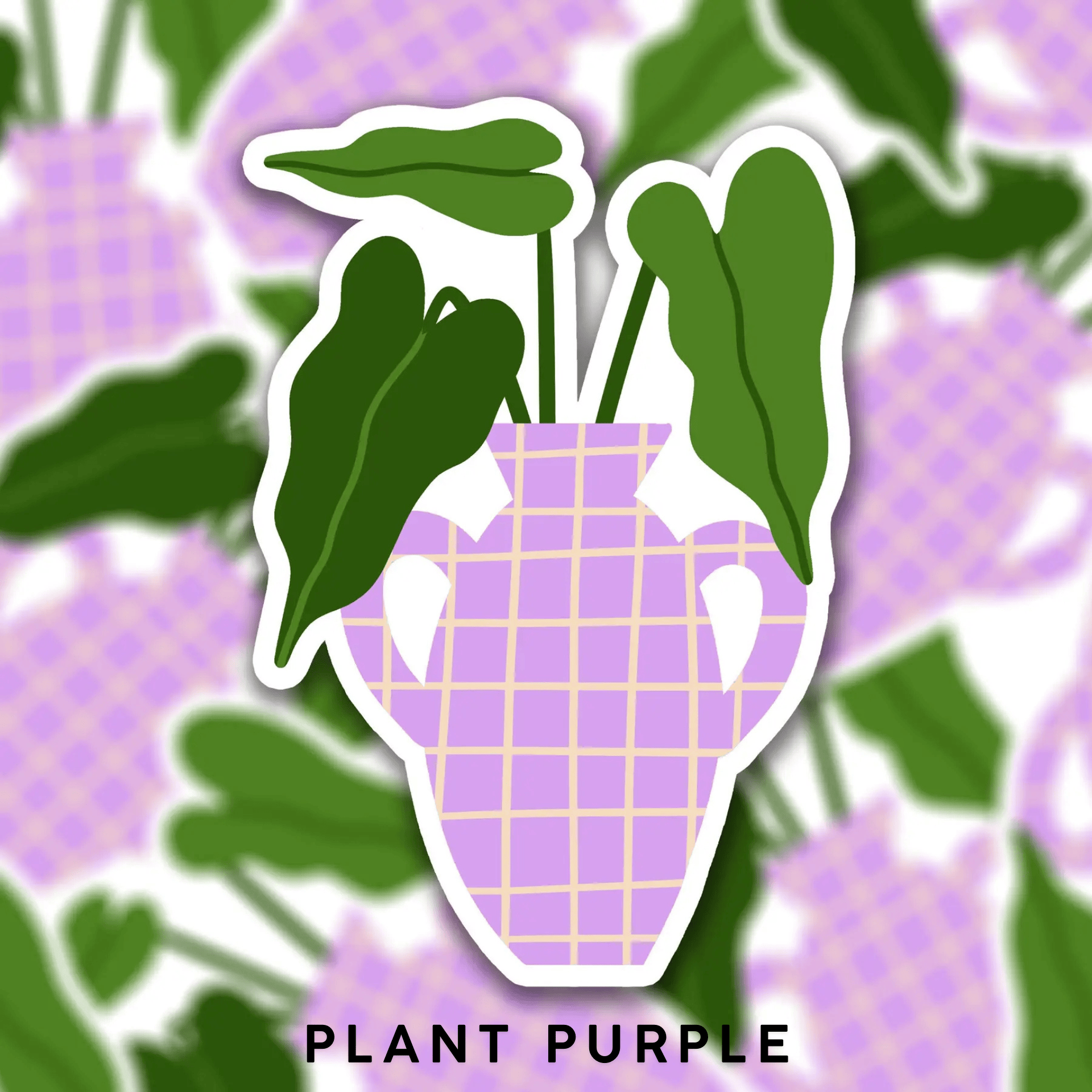 Muchable Stickers PLANT PURPLE Stickers in vinile - Muchable