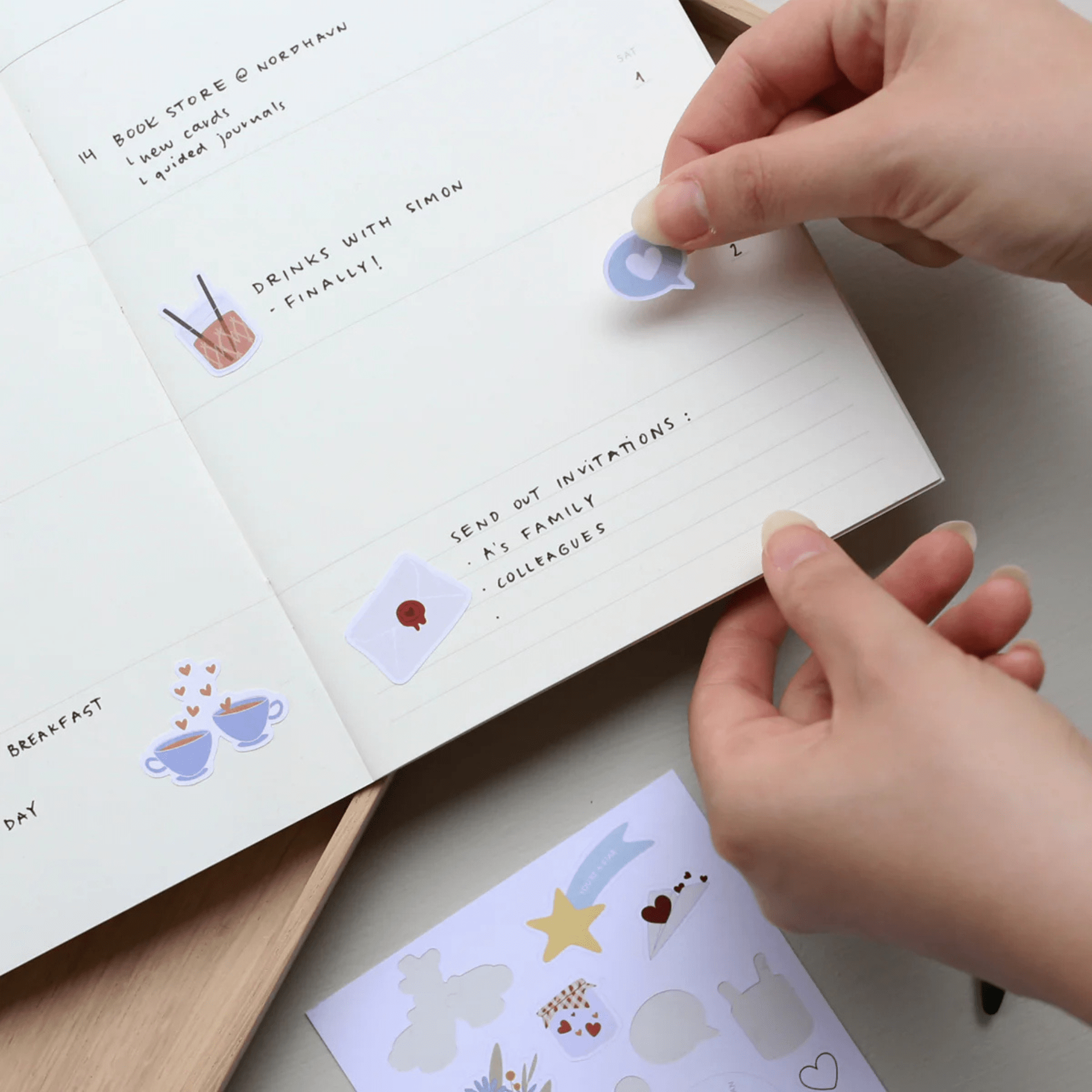 Kartotek Stickers Stickers Love & Friendship