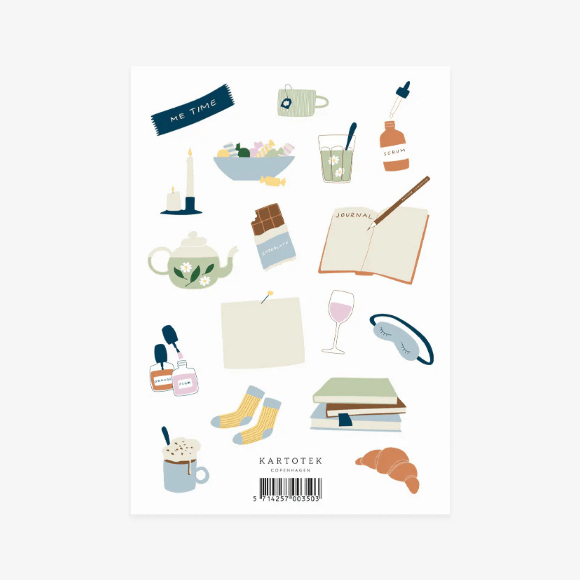 Kartotek Stickers Stickers Me Time