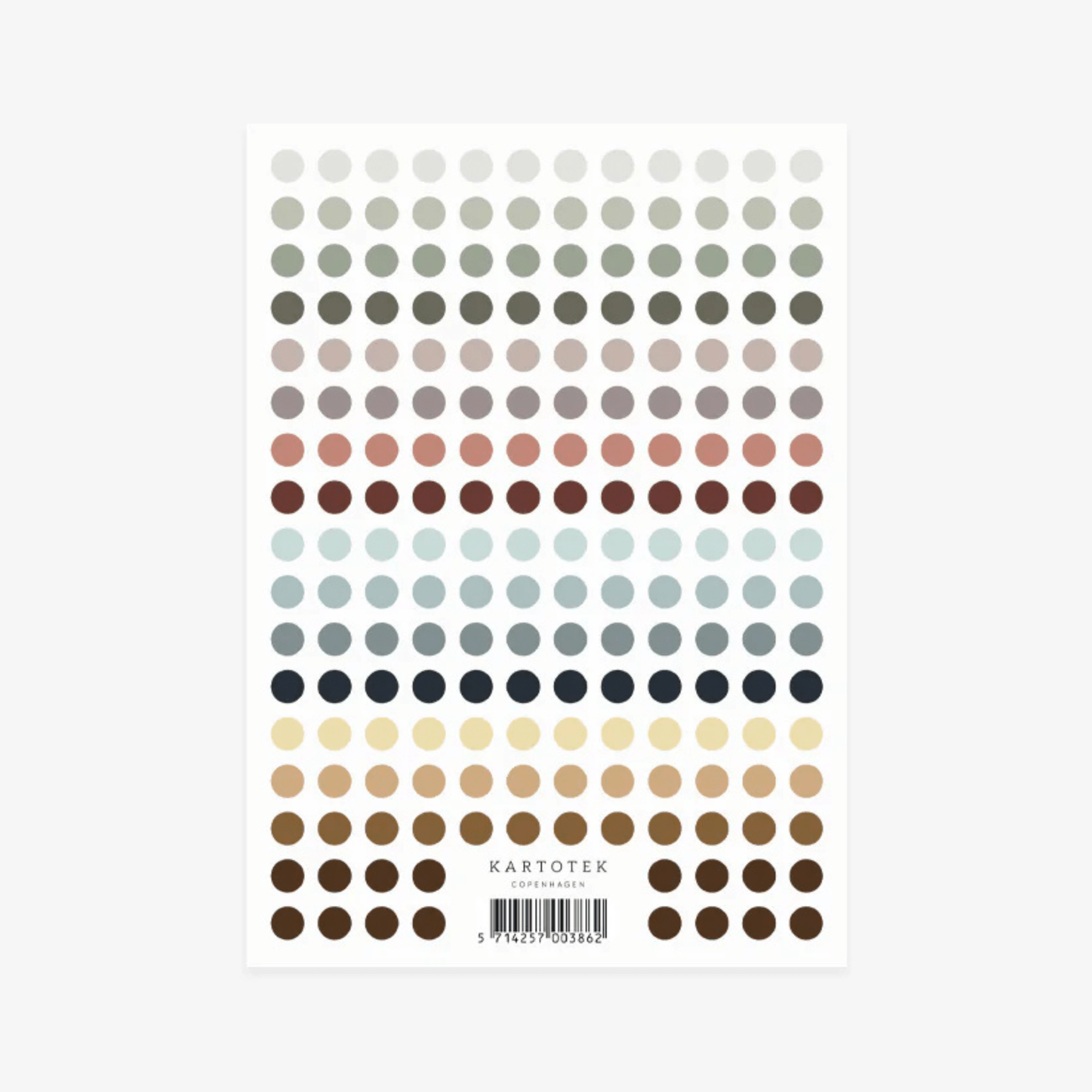 Kartotek Stickers Stickers Micro Dots - World