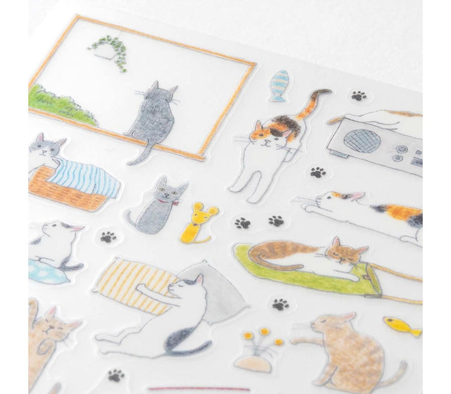 Midori Stickers Stickers Midori Cats Medium