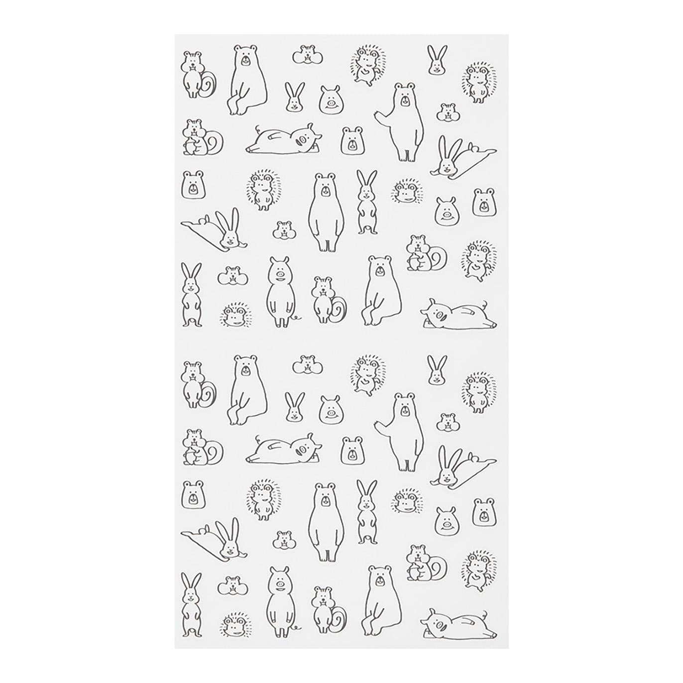 Midori Stickers Stickers Midori Chat Forest Animals