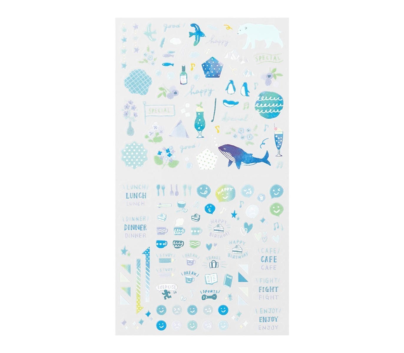 Midori Stickers Stickers Midori Color Collection