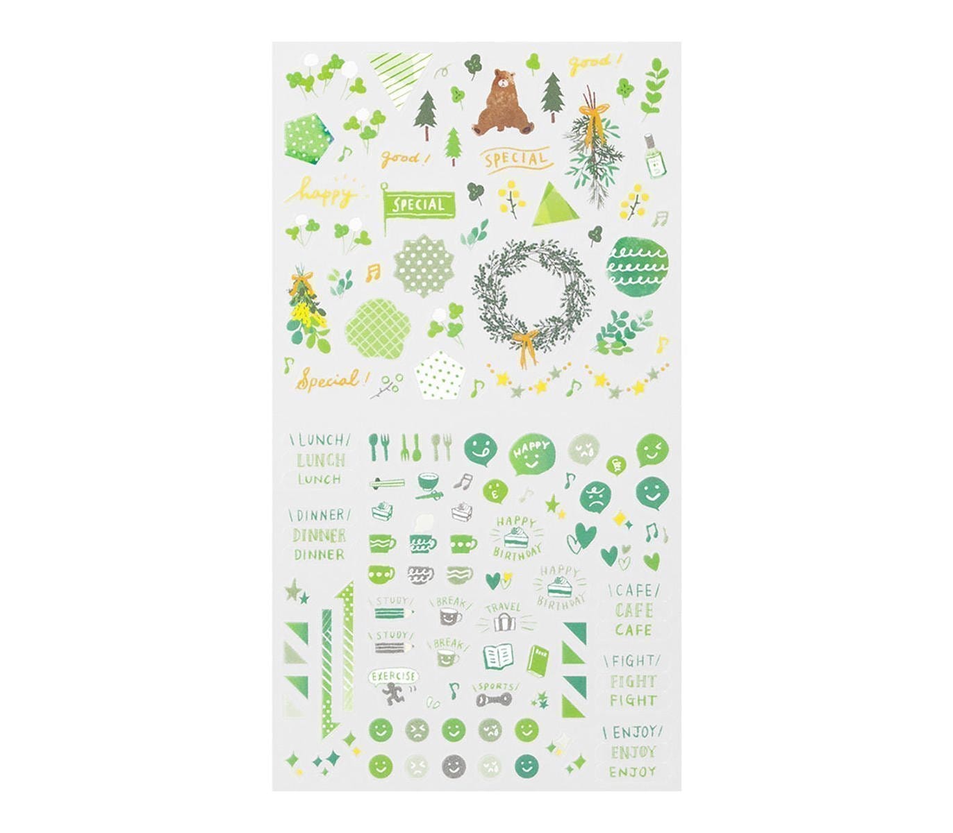 Midori Stickers Stickers Midori Color Collection
