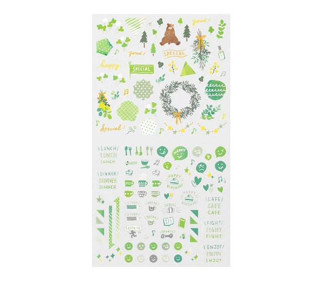 Midori Stickers Stickers Midori Color Collection