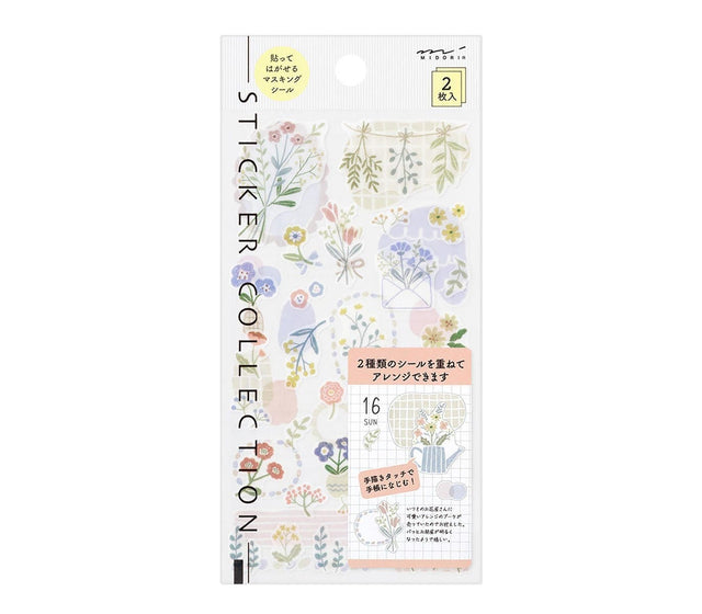 Midori Stickers Stickers Midori Flowers