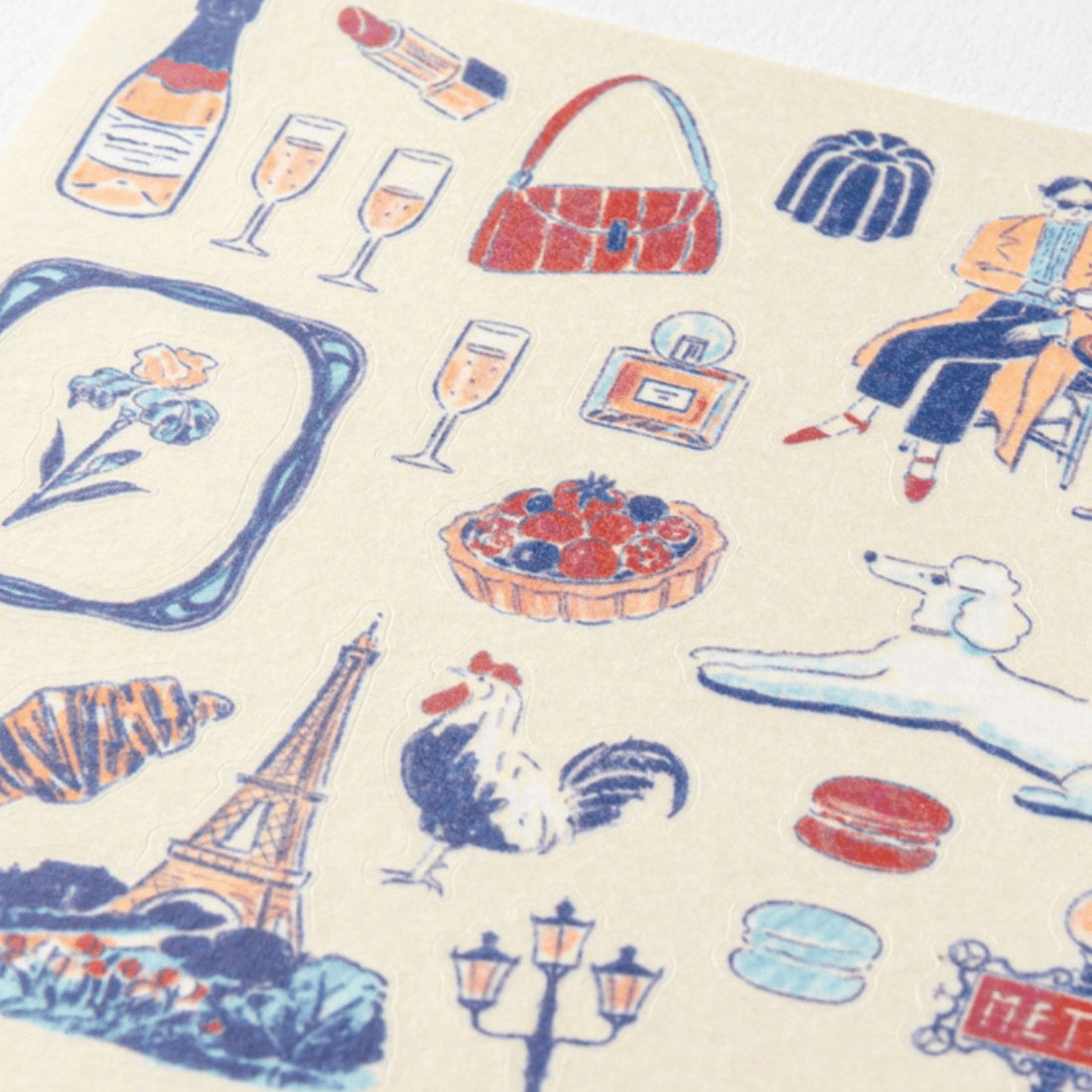 Midori Stickers Stickers Midori French Motifs
