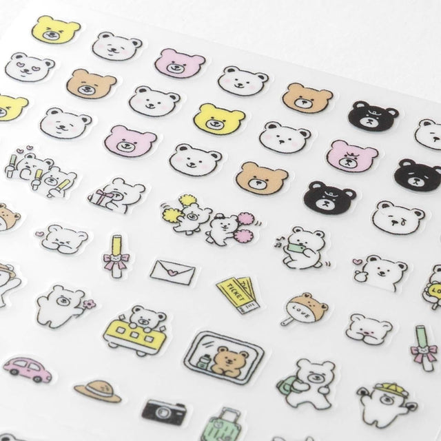 Midori Stickers Stickers Midori Graphic Bear