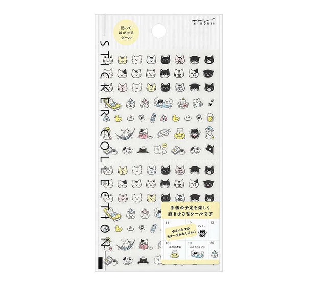 Midori Stickers Stickers Midori Graphic Cats