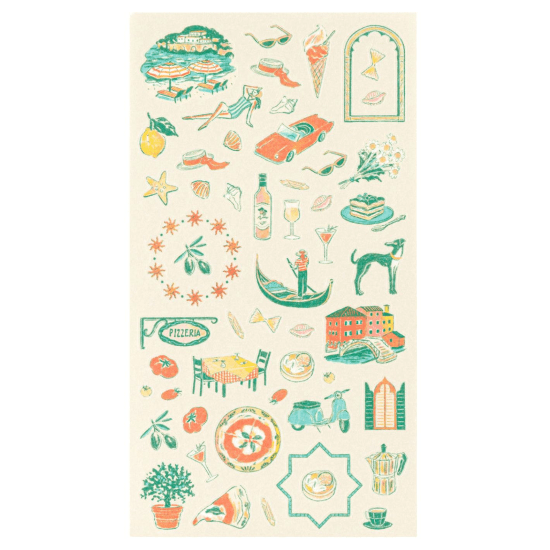 Midori Stickers Stickers Midori Italian Motifs