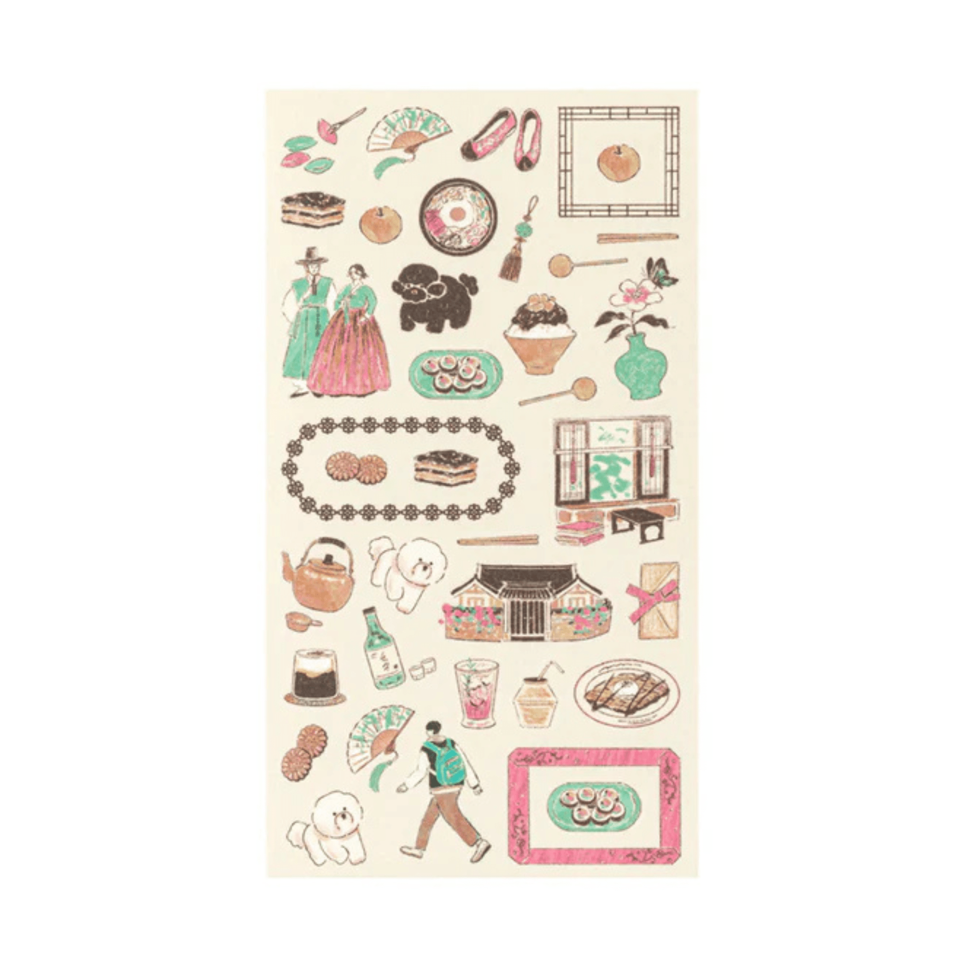 Midori Stickers Stickers Midori Korean Motifs