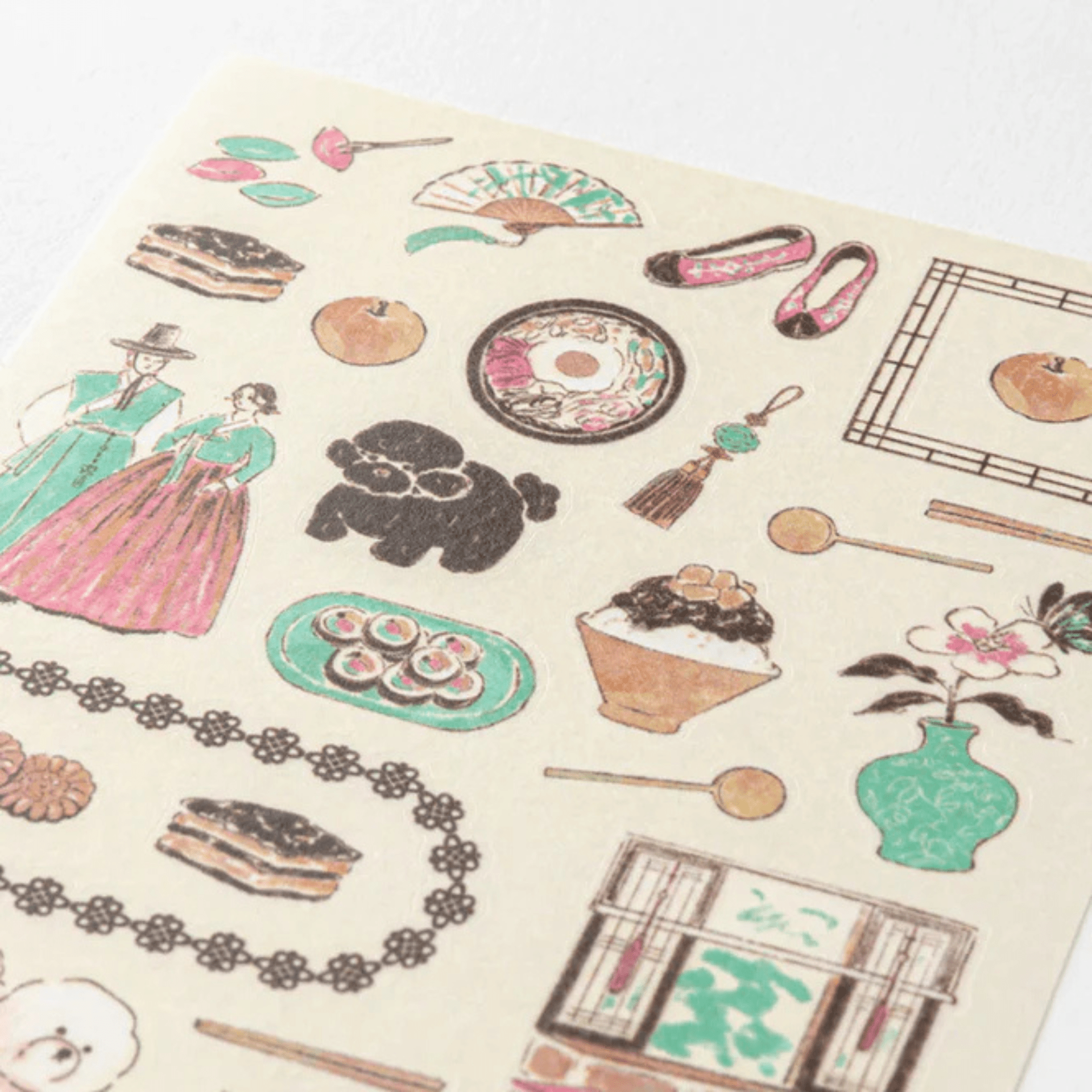 Midori Stickers Stickers Midori Korean Motifs