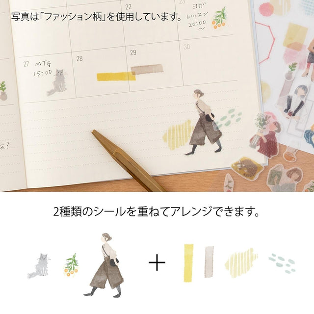 Midori Stickers Stickers Midori Two Sheets Fashion