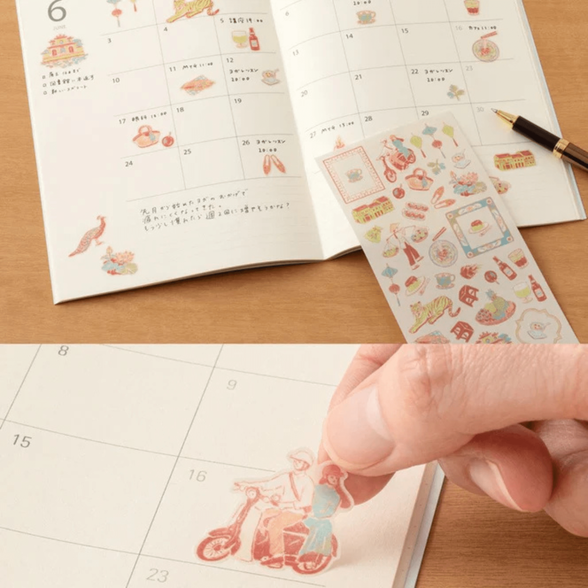Midori Stickers Stickers Midori Vietnamese Motifs