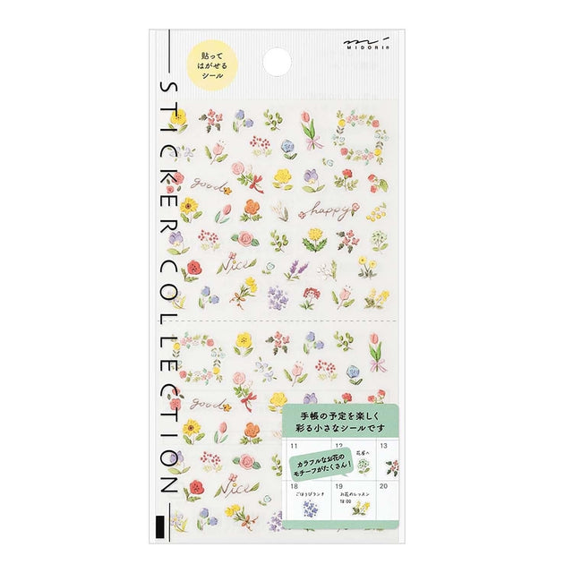 Midori Stickers Stickers Midori Wild Flowers