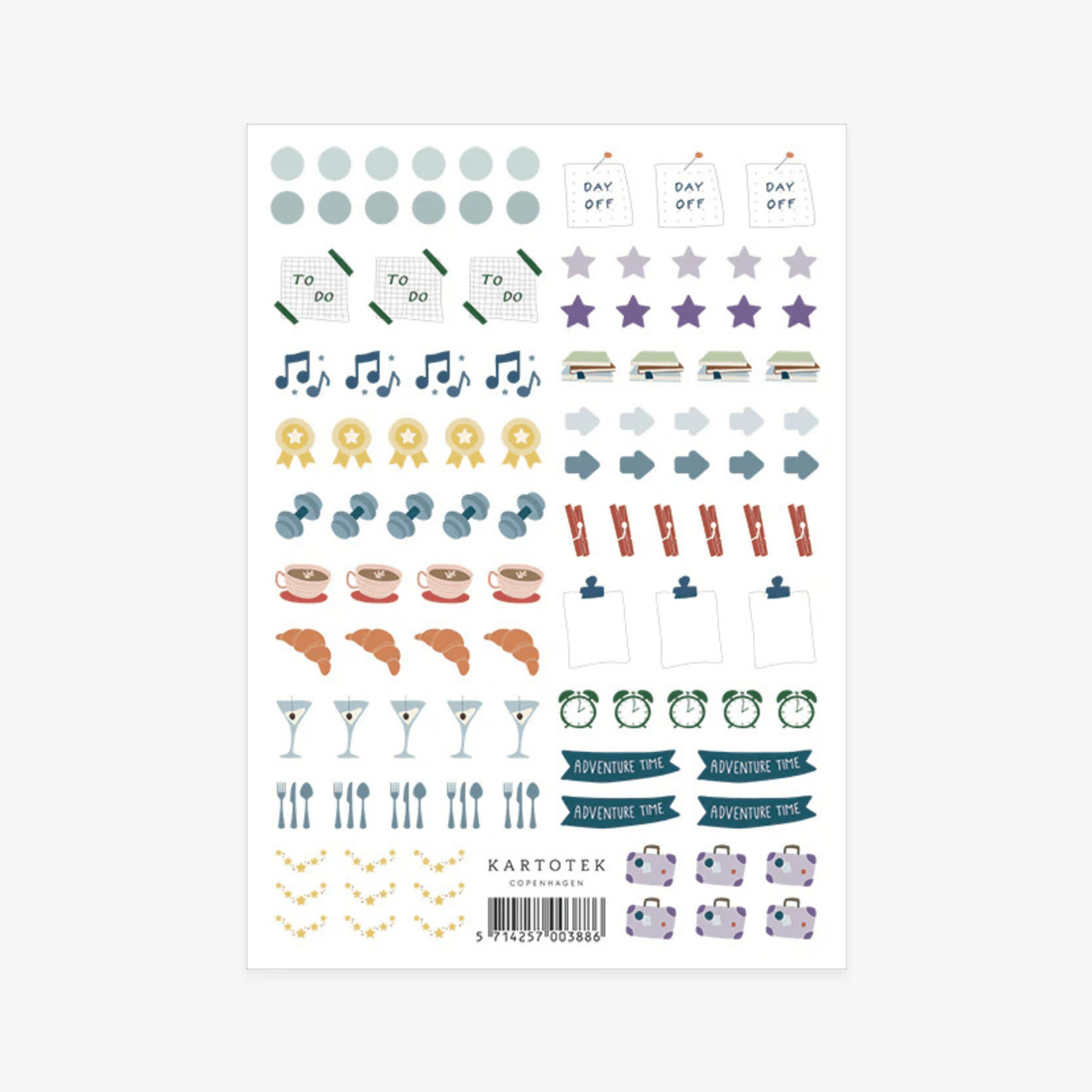 Kartotek Stickers Stickers mini Calendar Icons
