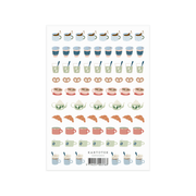 Kartotek Stickers Stickers Mini Coffee Icons