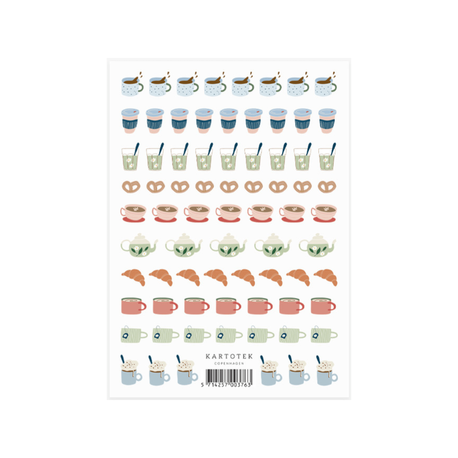 Kartotek Stickers Stickers Mini Coffee Icons