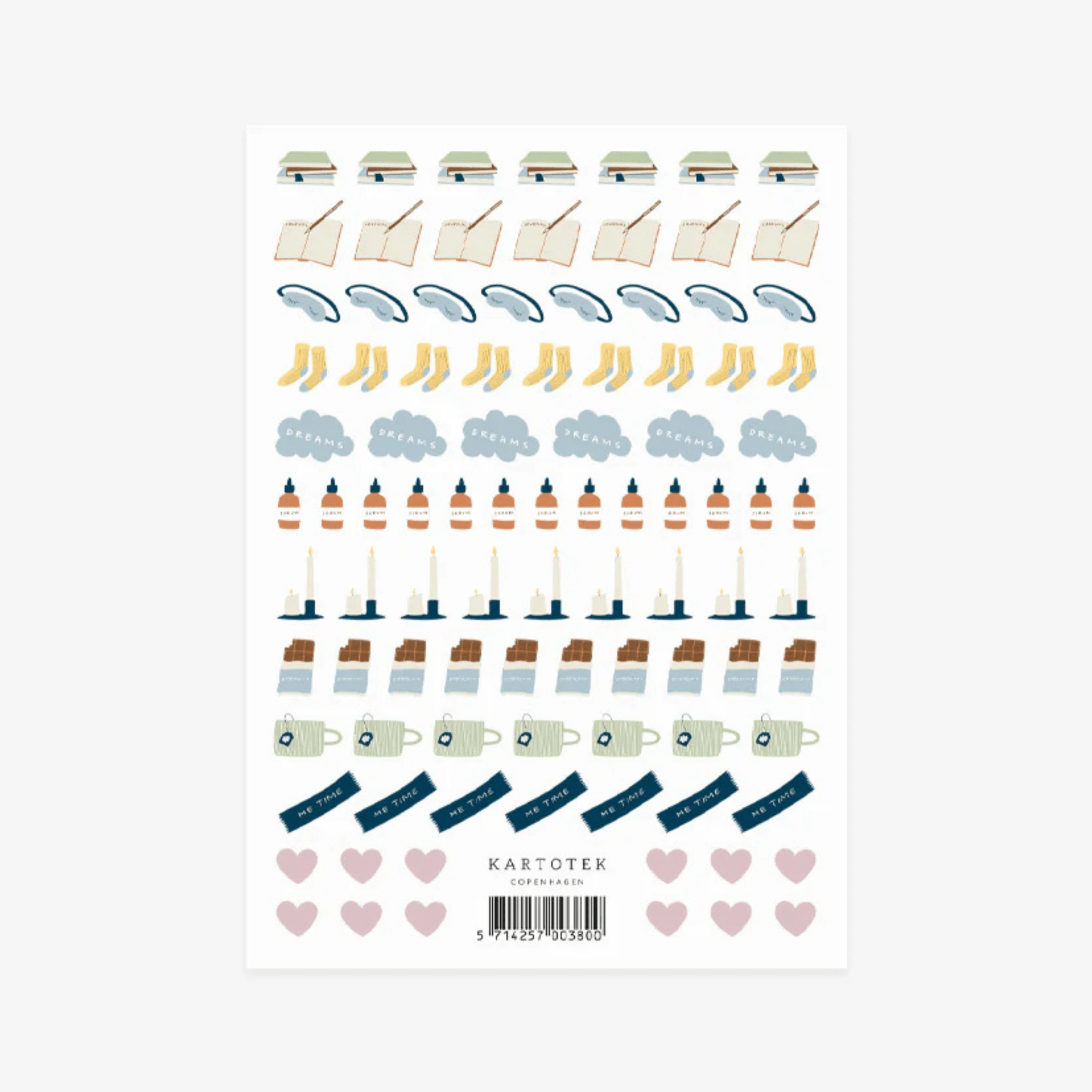 Kartotek Stickers Stickers Mini Me Time Icons