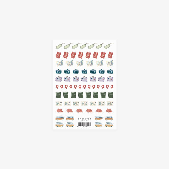 Kartotek Stickers Stickers Mini Travel Icons