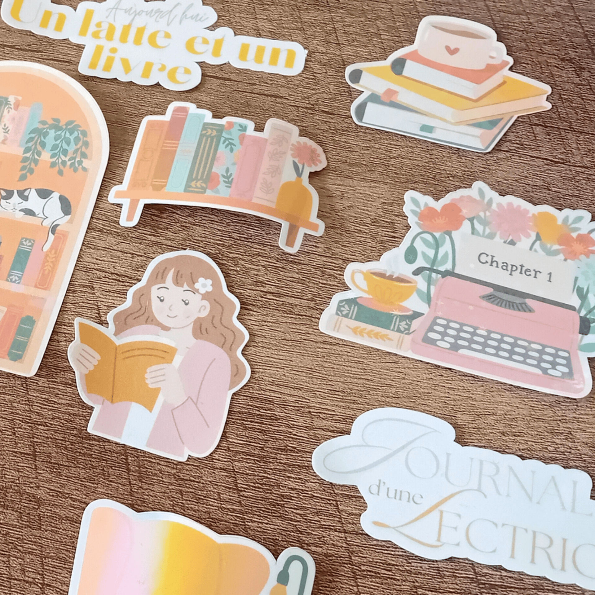 La baleine qui embosse Stickers Stickers Olografici Books Lovers