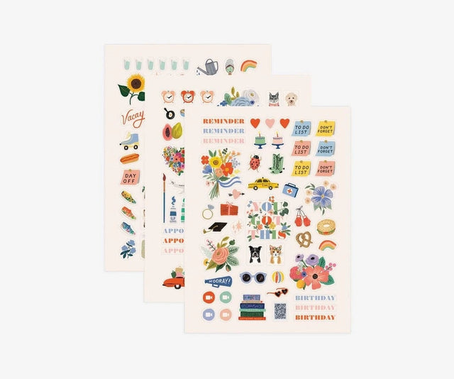 Rifle Paper Stickers Stickers Planner Set Rifle Paper