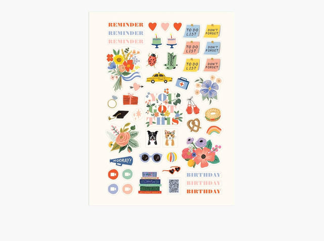 Rifle Paper Stickers Stickers Planner Set Rifle Paper