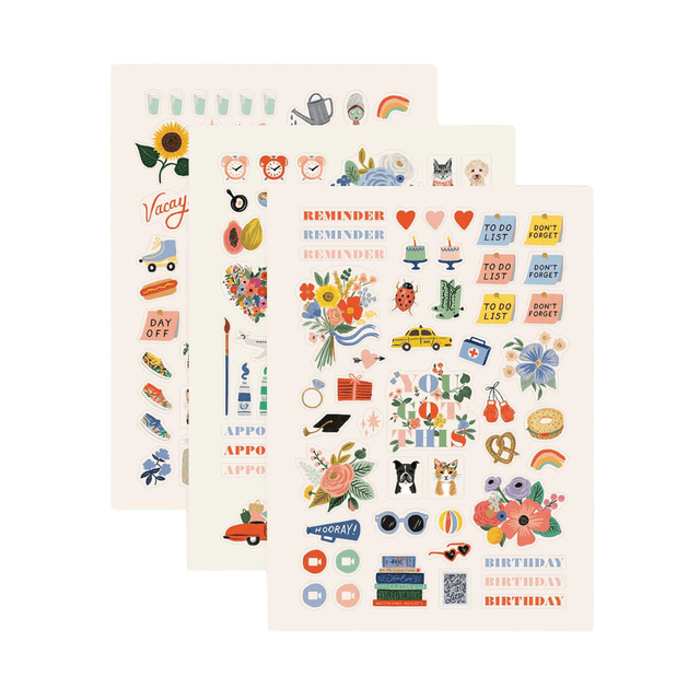 Rifle Paper Stickers Stickers Planner Set Rifle Paper