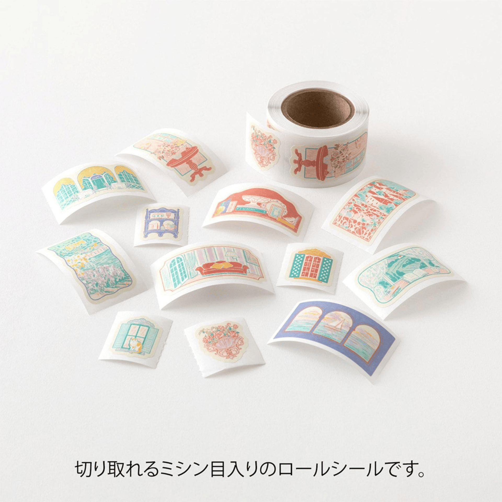 Midori Stickers Stickers Roll Yuru Log - Windows View