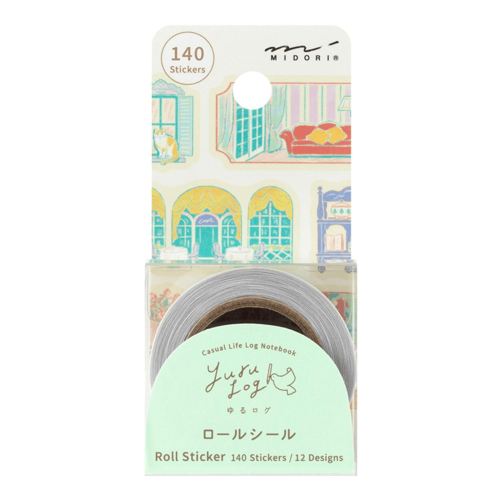 Midori Stickers Stickers Roll Yuru Log - Windows View