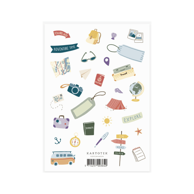 Kartotek Stickers Stickers Travel Icons