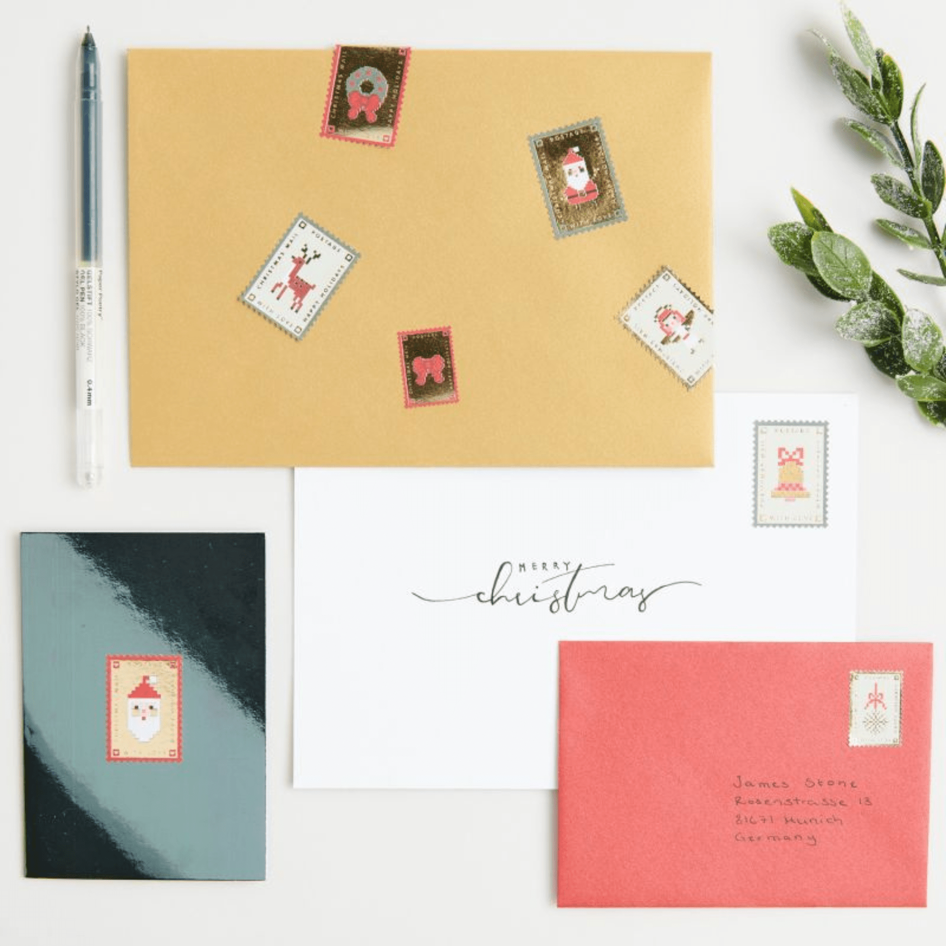 Rico Design Stickers Stickers Xmas Stamp