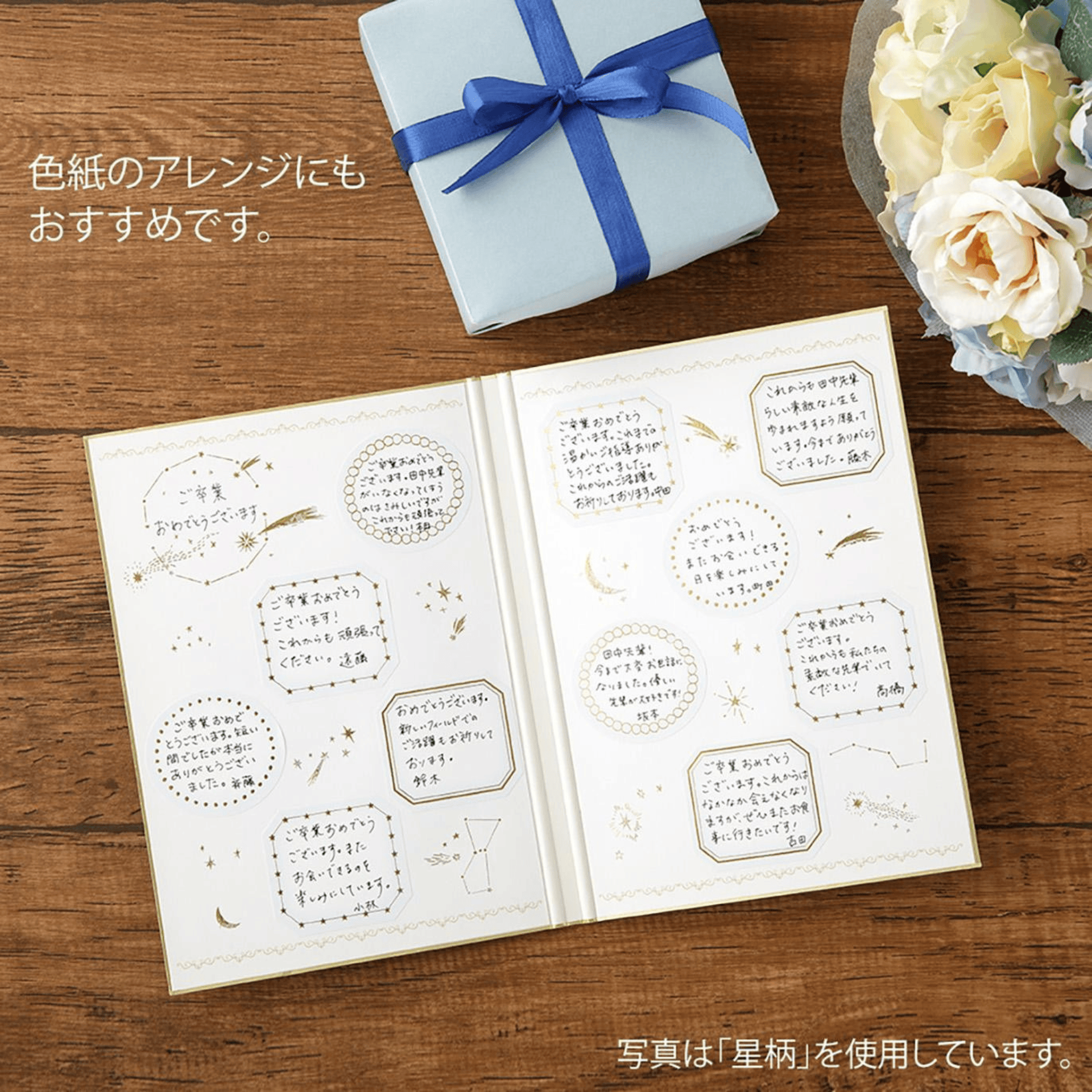Midori Stickers Transfer Stickers Foil Celebratory Patterns