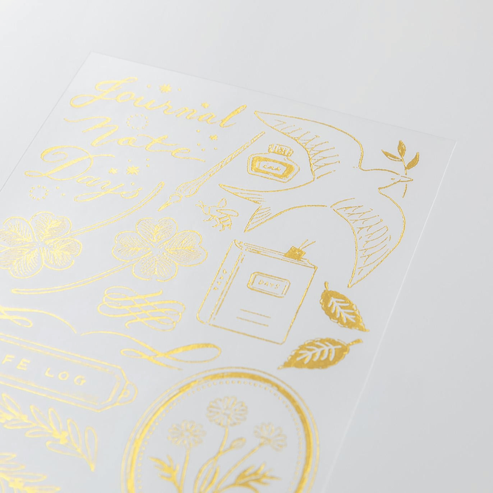 Midori Stickers Transfer Stickers Foil Happy Motifs