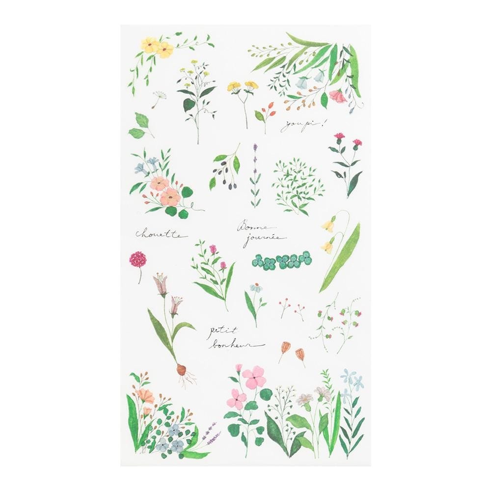 Midori Stickers Transfer Stickers Midori Flowering Plants