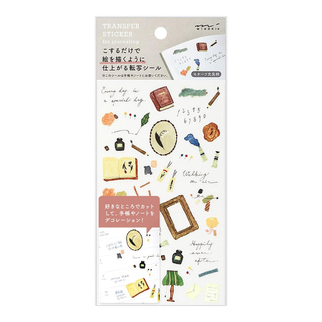 Midori Stickers Transfer Stickers Midori Motif Stationery