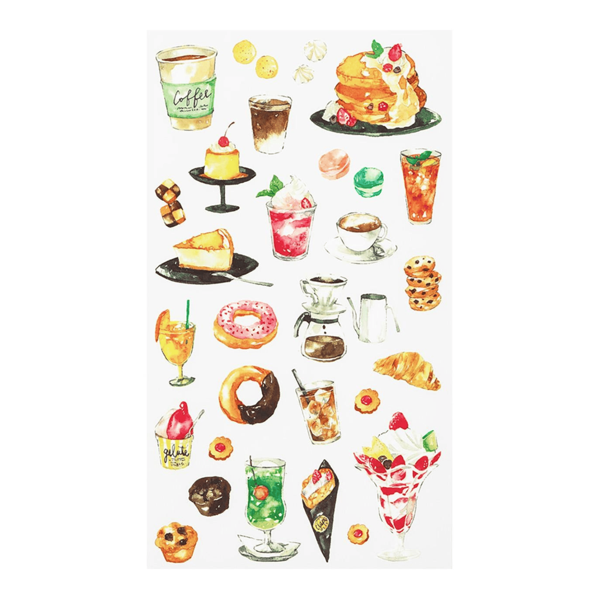 Midori Stickers Transfer Stickers Midori Snacks