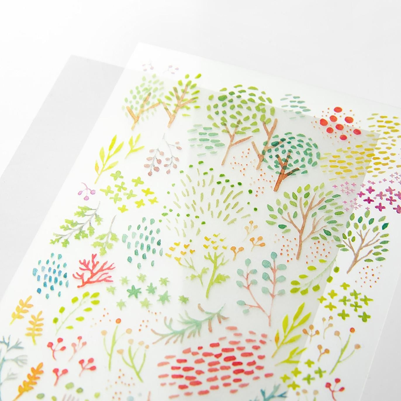 Midori Stickers Transfer Stickers Midori Watercolor patterns
