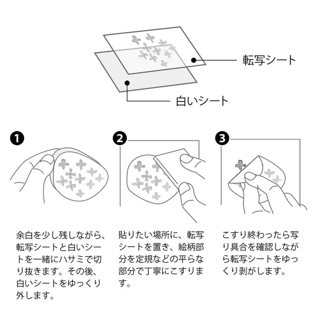 Midori Stickers Transfer Stickers Midori Watercolor patterns