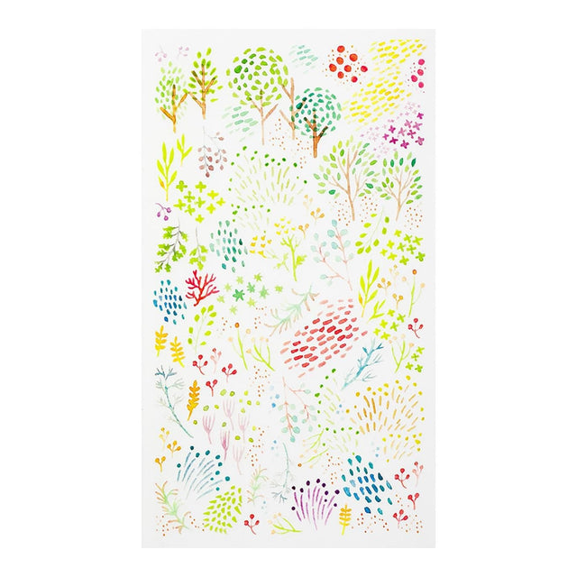 Midori Stickers Transfer Stickers Midori Watercolor patterns